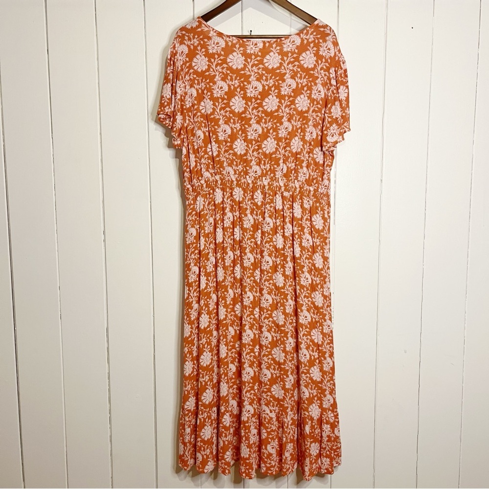 Ivy 90's Style Whimsigoth Bohiemian Button Front Maxi Dress. Size XL. - Picture 7 of 7